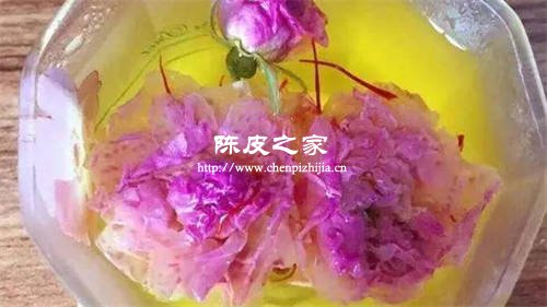 陈皮藏红花玫瑰花可以一起泡水吗