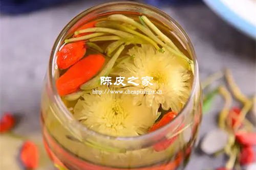 金银花菊花枸杞陈皮怎样搭配泡水