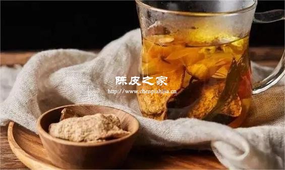 陈皮泡水喝对于湿气有好处么